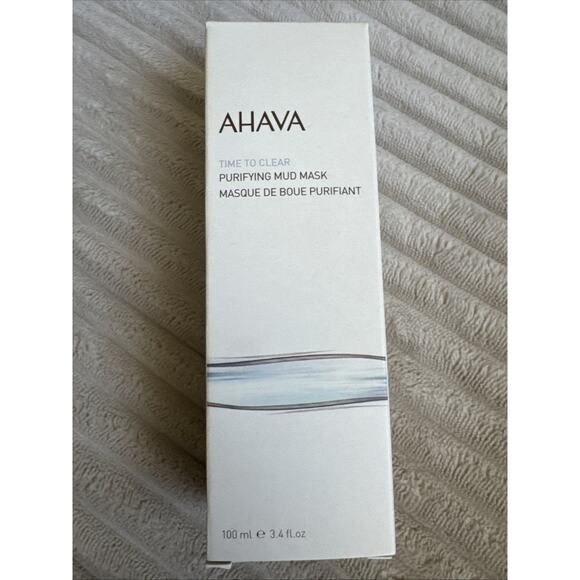 AHAVA Time to Clear Purifying Mud Mask 3.4oz/ 100 ml Full Sz Sealed NEW Exp 4/27 - Picture 1 of 7